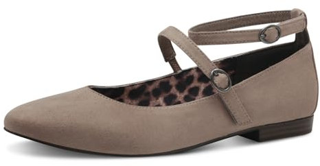 Tamaris Ballerina Damen Vegan Elegant beige,EU 39