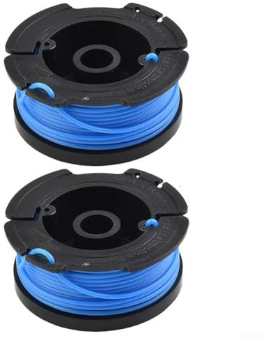 Daaxing 2/4/6PCS Trimmer Spool Lines, Trimmer Spool And Line For FATMAX V20 18V Spool And Line SFMCST933M Trimmer Spool & Line Refills, Strimmer Spools & Lines (2PCS)