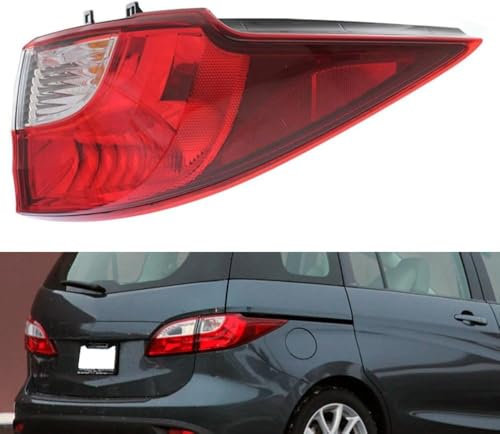 BDWXJP Auto Rücklicht Montage für Mazda 5 2012-2017, Auto Ersatz Heckleuchte Rücklicht Rückleuchte Linke Rechte Rücklichter Komplettsets Auto Zubehör,A/Right