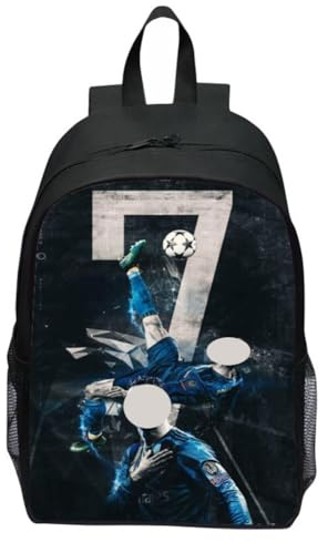 CHENGLI Fußball Rucksäcke, Fußball Schultasche, Football Buchtasche, Kinder Schulrucksack, Wasserdichte Reisetasche, Geburtstagsgeschenk für Football Fans