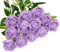 VIDSTW 12 Künstliche Rosen 52 cm Kunstrosen Lebensecht Rosen Künstlich mit Grüne Blätter Fake Rosen Künstliche Rosen Wie Echt Blumenstrauß Künstlich für Zuhause Hochzeit Party Garten (Lila)