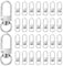 30 Pcs Silver Swivel Snap Hooks Metal Lobster Claw Clasp Small Keychains Clasps DIY Key Chain Hooks Lanyard Clips Snap Hook for Jewelry Making Art Crafts Necklaces Bracelet Purse Hardware Connector