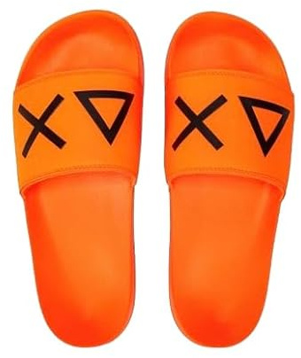 Slippers logo Sun68 64 arancio fluo uomo US25SU27 X35102 42