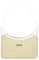 Mabecol Damen Schultertasche Stroh– Sommer Hobo Tasche Handtasche Vintage Stil – Elegante geflochtene Tasche für Alltag, Urlaub, Strand (Weiß)