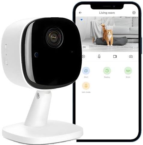 Smart Mini WiFi Kamera Galayou Indoor Home Kameras für Sicherheit mit Nachtsicht Haustier Kamera mit Telefon App 24/7 SD Kartenspeicher 1080P Innenkamera Bewegungserkennung, 2-Wege Audio, Babyphone