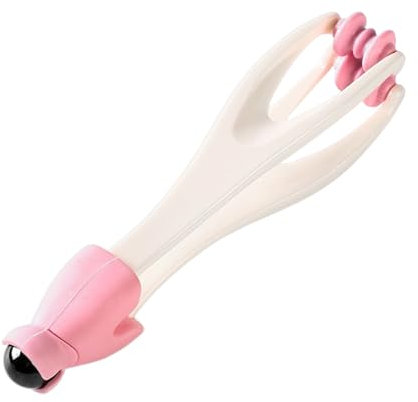 Hand Massage Roller, Manual Pressure Point Tool, 16.5x3cm/6.5x1.18 Inches Portable Cordless Massager, Ergonomic Design for Stress Relief Muscle Relaxation for Home Travel Daily Use