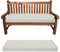AZMAHT Coussin de Banc Galette de Chaise Banc de Jardin en Tissu Amovible Antidérapant Assise Coussin pour Banc de Mobilier Terrasse Balancelle Canapé Extérieur,Blanc,60X40X5cm