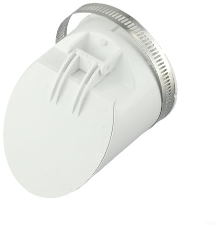 Drhomeam Clapet anti-retour en PVC 50/75/110/160 mm pour système de drainage de la maison et du jardin (160 mm)