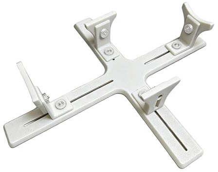 MagiDeal Support de Peinture pour maquettes d'avions, Outil auxiliaire, Montage Facile, Support de Peinture pour maquettes et Loisirs créatifs, Blanc