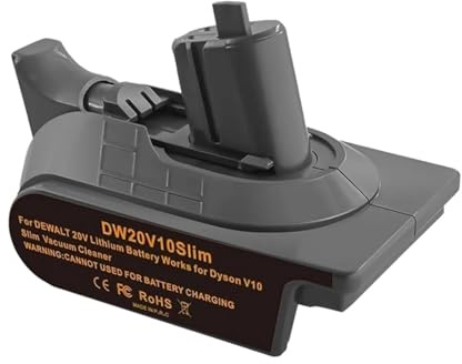 Vacuum Cleaner Battery Adapterr，Compatible For Dewalt ，20V Li-Ion Battery，Compatible For Dyson V10