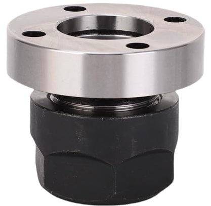BTOSEP ER20-D45 - Mandrino flangiato a 4 fori per la lavorazione del tornio, design con dado eccentrico, in acciaio inox, 1 supporto