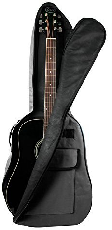 Bray Full Size Midnight Black Guitar Cover Case Padded Gigbag For Yamaha F370, Yamaha F310, RayGar, Hapilife, Lindo 933C & LDG-46 Acoustic Guitars (Max. 41)