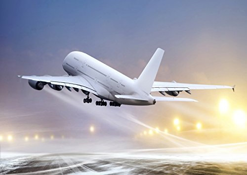 Poster Decollage Airbus A380 Abheben Wandkunst
