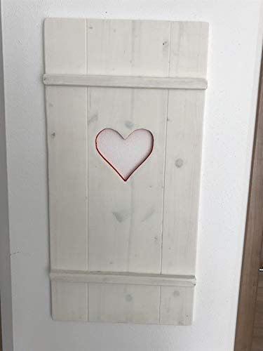 Fensterladen Edelweiß in Shabby Look