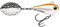 SpinMad Jigmaster 12g Jigspinner - Bleikopf Spinner, Farbe Lieblingsköder:Whisky