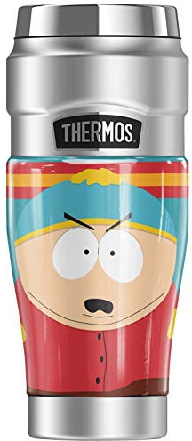 South Park Cartman THERMOS STAINLESS KING Stainless Steel Travel Tumbler, Vacuum insulated & Double Wall, 16oz