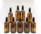 YIZHAO Ambar Bote Spray Pulverizador Cristal 100ml, Pulverizador Cristal Pequeño con Fina Niebla, para Aceite Esencial, Aromaterapia, Perfume,Limpieza, Viaje, Agua,Farmacia, Laboratorio – 9Pcs