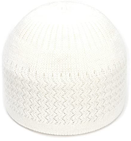 MISHITI Islamische Muslimische Gebetsmütze für Herren, Moschee, Totenkopf, Kopfbedeckung, muslimisch, islamisch, Gebetsmütze, Kopfbedeckung