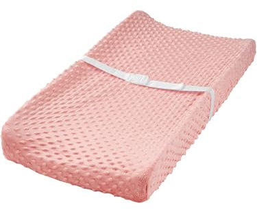 Simple Joys by Carter's Baby 2-Pack Cotton Changing Pad Covers Pañal de natación, Carmín/Rosa, Talla única (Pack de 2) bebés Unisex