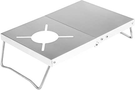 BESSTUUP Table pliante de camping avec support pour réchaud à gaz