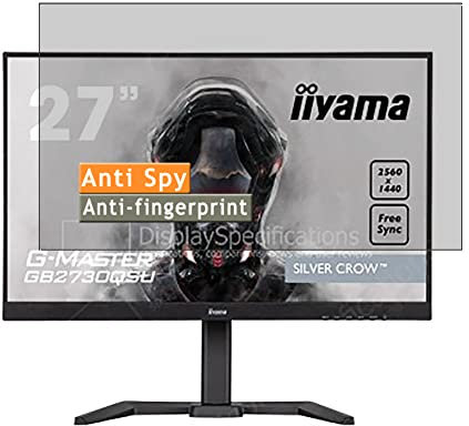 Vaxson Anti Spy Schutzfolie, kompatibel mit Iiyama G-Master GB2730QSU-B5 27 Monitor, Displayschutzfolie Privatsphäre Schützen Bildschirmschutz [nicht gehärtetem Glas ]