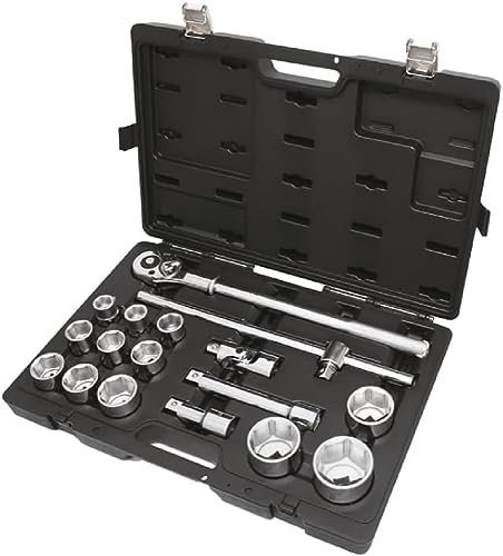 Beta BW 928E/C17 - Sortiment mit 12 sechskant-steckschlüsseln und 5 betätigungswerkzeugen, im kunststoffkasten