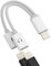 Adaptador de auriculares para iPhone Lightning Jack cargador doble enchufe Cable(2en 1)certificado Apple MFI accesorio para 14 13 12 11 Pro Max 7 8 Plus X iPad 2 Air Adapter Car Auriculares Audio