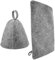 SOLUSTRE 1ensemble Chapeau De Sauna Feutre Avec Coussin De Deux Pratique Et Léger Pour Et Confort Lors Des Séances De Sauna