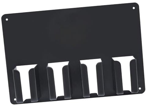 DOITOOL Hair Trimmer Storage Clothes Hanger Stand Power Tool Hanger Rack Stand Wall Trimmer Holder Clipper Holder Scissors Barber Station Wall Mounted Plastic Display Stand