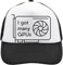 Functon+ Get Rich Or Die Mining Crypto Miner Mesh Back Trucker Cap Adjustable Snapback Hat Casu Black, Schwarz , Einheitsgröße