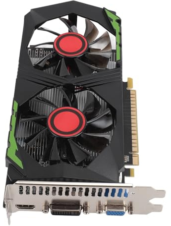 ciciglow GTX750TI 4 GB GDDR5 128BIT Gaming-Grafikkarte, Zwei Lüfter, HD-Multimedia-Schnittstelle, PCI Express 2.0 für10 8 8.1 7 Vista, Freebsd X86, Plug and Play