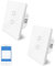UseeLink Interruttore della luce intelligente WiFi, interruttore della luce Alexa, interruttore della luce touch, interruttore in vetro, compatibile con Alexa e Googlee, Smart Life APP (2 marce,