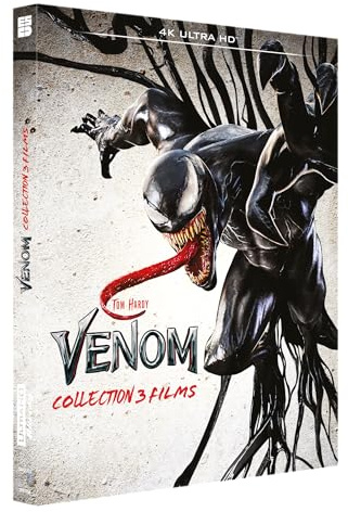 COFFRET VENOM - COLLECTION 3 FILMS : VENOM + VENOM : LET THERE BE CARNAGE + VENOM : THE LAST DANCE - 3 UHD