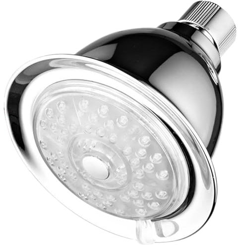 Qurygin LED Light Shower Head - Color Changing Shower Head, Led Light Glowing 7 Colors Changing Shower Head, LED Light Handheld Shower Head, LED Light High Pressure Shower Sprayer