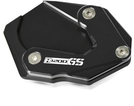 KCBHSH Ständer Verlängerungs Fuß Motorrad-Ständerverbreiterung Für R 1200 GS LC R1200GS Rallye 2012–2018 Seitenständer-Vergrößerung Vergrößern Pad