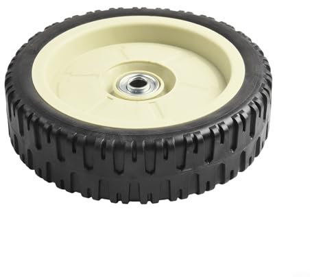 Rasenmäher Rad Ersatzteil Vorder und Hinterrad - 43mm Raddicke - Kompatibel mit 7-Zoll-, 8-Zoll- und 10-Zoll-Radständen Mäherrad für Handrasenmäher Selbstangetriebene Mäher