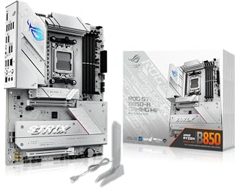ASUS ROG Strix B850-A Gaming WiFi R2 AMD AM5 B850 ATX Motherboard with 14+2+1 Power Stages, DDR5 Support with AEMP, WiFi 7, 4X M.2, PCIe 5.0 x16, USB 20Gbps Type-C, ASUS AI Advisor, AI Networking II