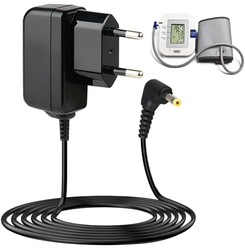 6 V Alimentatore 6 V Caricatore Tensiometro per Omron HHP-CM01 M2 M3 M4 M6 M7 M2 Basic, M3 Comfort, M7 Intelli IT, X2 X3 X4 X6, X2 Basic, X7 Smart Charger Adattatore di alimentazione per Omron