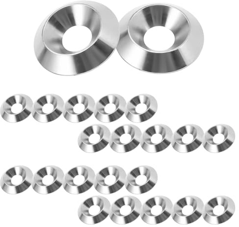 BLNC Senkkopf-Unterlegscheibe, 10 Stück M5 x 18 mm aus 304 Edelstahl