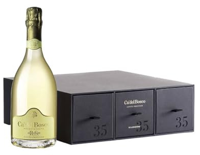 Cà Del Bosco Franciacorta Cuvee Prestige R.S. 39 Edizione Confezione 3 Bottiglie, Franciacorta DOCG, Spumante Metodo Classico, 12,5% vol, 750 ml