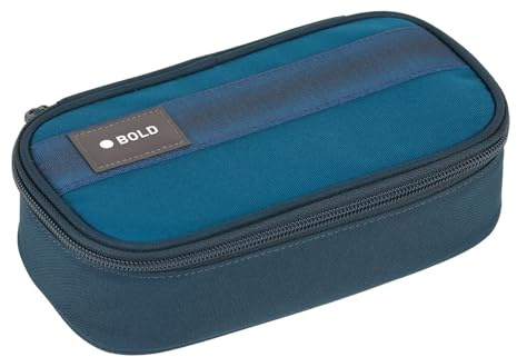 LÄSSIG Schlampermäppchen Bold Spacy Pencil Case Dark Blue dunkelblau