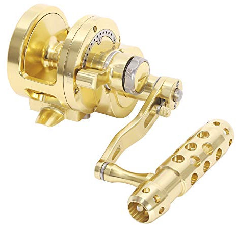 Channelmay Salzwasser Jigging Big Game Angelrolle CNC gefräst 2 Geschwindigkeiten 20 kg Hebel Drag Tiefseeboot Schleppangeln