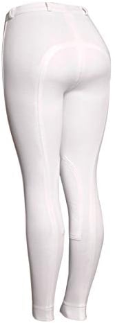 Astile Equestrian Women's All-Season Stretchy White Jodphurs JODS 30