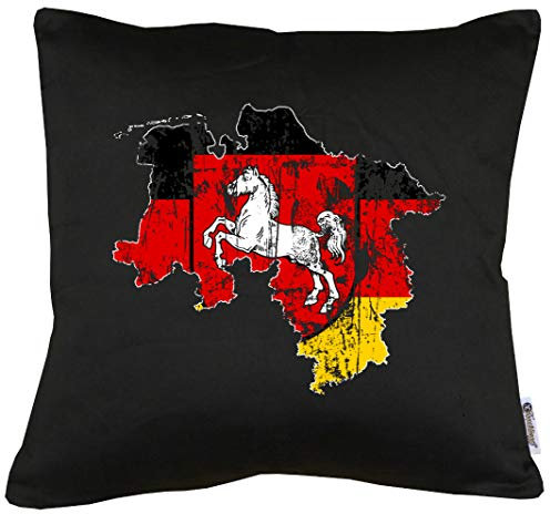 TShirt-People Niedersachsen Bundesland Kissen mit Füllung 40x40cm