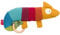 SIGIKID 39354 Strick-Greifling Chamäleo Baby Strick Mädchen und Jungen Babyspielzeug empfohlen ab 3 Monaten mehrfarbig, Chamäleon/Bunt