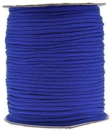 IHKFILAN Polypropylen Utility Rope Kordelzug Hohl geflochtenes, PP-Seil Barrier Rope Polypro Rope, Flechtleine Tauwerk,Outdoor Seil Knotenfest (Blue, 5MM)