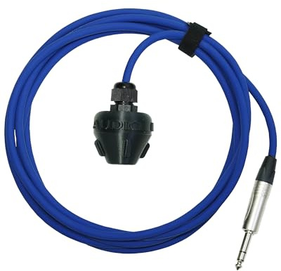 Microfono idrofono a contatto subacqueo modulabile (microfono subacqueo, impermeabile, idrofobo) (3m, Jack 6,65 mm)