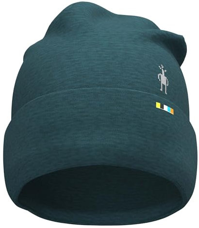 Smartwool Unisex Thermal Merino Wendbare Mütze mit Umschlag Thermal Merino Reversible hat with Cuff, Smaragdrün,