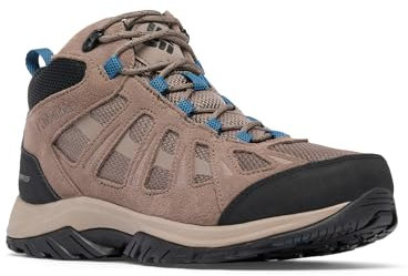 Columbia Redmond 3 Mid Wp, Scarponi da trekking ed escursionismo impermeabili a vita media Uomo, Iron Phoenix Blue, 44 EU