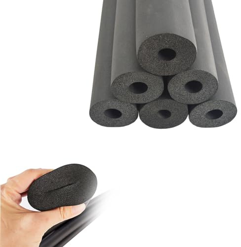 Wasserdichtes/Frostschutz/Kautschuk-Isolierschlauch, Gummi-Kunststoff-Isolierrohr, Frostschutz-Isolierrohr, Isolierung Und Frostschutzmittel, Zur Ummantelung Von Rohrisolierungen ( Color : Black , Siz
